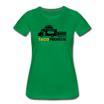 Women’s T-Shirt - Tacopreneur (Black Logo) - kelly green