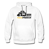 Men’s Premium Hoodie - Tacopreneur (Black Logo) - white