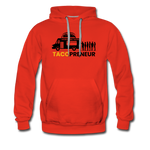 Men’s Premium Hoodie - Tacopreneur (Black Logo) - red