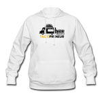 Women's Hoodie - Tacopreneur (Black Logo) - white