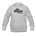 Women's Hoodie - Tacopreneur (Black Logo) - heather gray