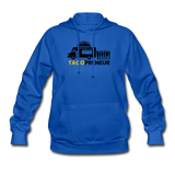 Women's Hoodie - Tacopreneur (Black Logo) - royal blue