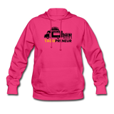 Women's Hoodie - Tacopreneur (Black Logo) - fuchsia