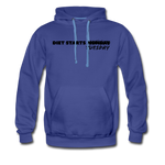 Men’s Premium Hoodie - Diet Starts Tuesday (Black Logo) - royalblue