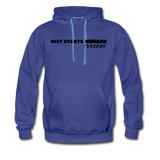 Men’s Premium Hoodie - Diet Starts Tuesday (Black Logo) - royalblue