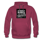 Men’s Premium Hoodie - Lyrically Provoked - burgundy