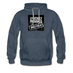 Men’s Premium Hoodie - Lyrically Provoked - heather denim