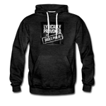 Men’s Premium Hoodie - Lyrically Provoked - charcoal gray