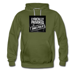 Men’s Premium Hoodie - Lyrically Provoked - olive green