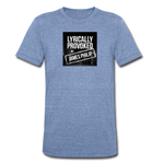 Men's Tri-Blend T-Shirt - Lyrically Provoked - heather Blue