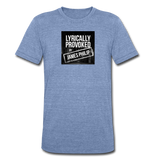 Men's Tri-Blend T-Shirt - Lyrically Provoked - heather Blue