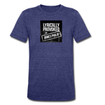 Men's Tri-Blend T-Shirt - Lyrically Provoked - heather indigo