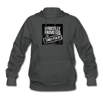 Women's Hoodie - Lyrically Provoked - asphalt