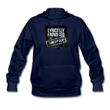 Women's Hoodie - Lyrically Provoked - navy