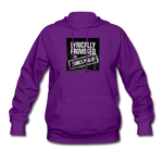 Women's Hoodie - Lyrically Provoked - purple