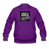 Women's Hoodie - Lyrically Provoked - purple