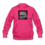 Women's Hoodie - Lyrically Provoked - fuchsia