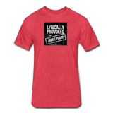 Fitted Men's T-Shirt - Lyrically Provoked - heather red