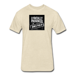 Fitted Men's T-Shirt - Lyrically Provoked - heather cream