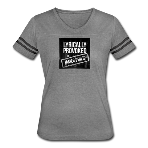 Women’s Vintage Sport T-Shirt - Lyrically Provoked - heather gray/charcoal