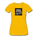 Women’s T-Shirt - Lyrically Provoked - sun yellow