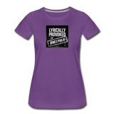 Women’s T-Shirt - Lyrically Provoked - purple