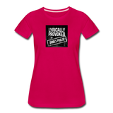 Women’s T-Shirt - Lyrically Provoked - dark pink