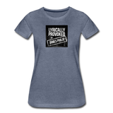 Women’s T-Shirt - Lyrically Provoked - heather blue