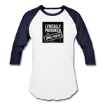 Baseball T-Shirt - Lyrically Provoked - white/navy