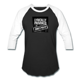 Baseball T-Shirt - Lyrically Provoked - black/white