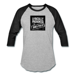 Baseball T-Shirt - Lyrically Provoked - heather gray/black