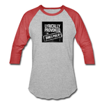 Baseball T-Shirt - Lyrically Provoked - heather gray/red