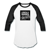 Baseball T-Shirt - Lyrically Provoked - white/black