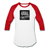 Baseball T-Shirt - Lyrically Provoked - white/red