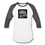 Baseball T-Shirt - Lyrically Provoked - white/charcoal