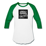 Baseball T-Shirt - Lyrically Provoked - white/kelly green