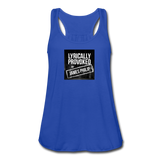 Women's Flowy Tank Top - Lyrically Provoked - royal blue