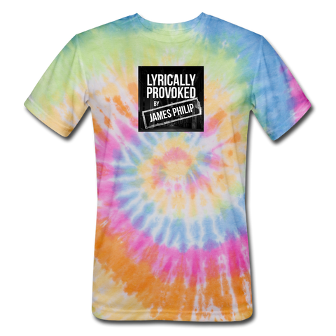 Unisex Tie Dye T-Shirt - Lyrically Provoked - rainbow