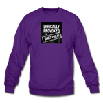 Crewneck Sweatshirt - Lyrically Provoked - purple