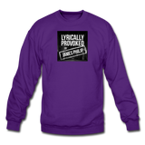 Crewneck Sweatshirt - Lyrically Provoked - purple