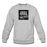 Crewneck Sweatshirt - Lyrically Provoked - heather gray