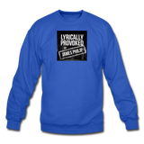 Crewneck Sweatshirt - Lyrically Provoked - royal blue