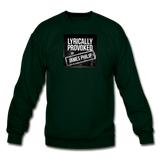 Crewneck Sweatshirt - Lyrically Provoked - forest green