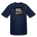 Men's Tall T-Shirt - Lyrically Provoked - navy