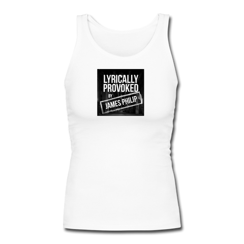 Women's Fitted Tank - Lyrically Provoked - white