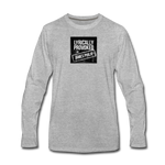 Men's Long Sleeve T-Shirt - Lyrically Provoked - heather gray