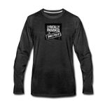 Men's Long Sleeve T-Shirt - Lyrically Provoked - charcoal gray