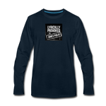 Men's Long Sleeve T-Shirt - Lyrically Provoked - deep navy