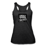 Women’s Racerback Tank - Lyrically Provoked - heather black