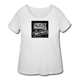 Women’s Curvy T-Shirt - Lyrically Provoked - white